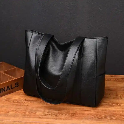 'THE ROWAN' VEGAN LEATHER TOTE BAG