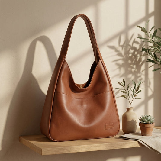 'THE AVERY' VEGAN LEATHER SHOULDER BAG