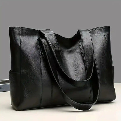 'THE ROWAN' VEGAN LEATHER TOTE BAG