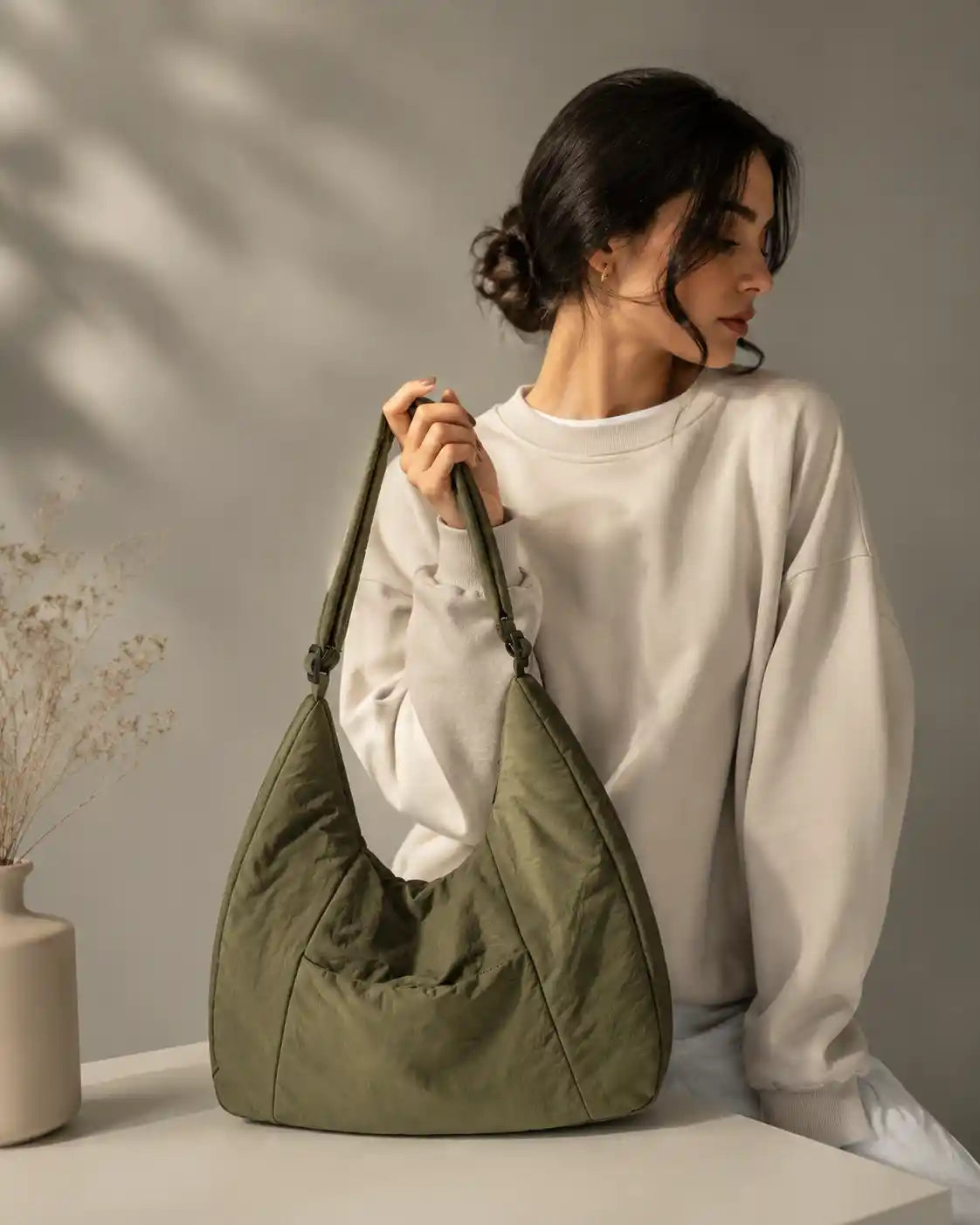 'THE HARPER' PREMIUM NYLON SLING BAG