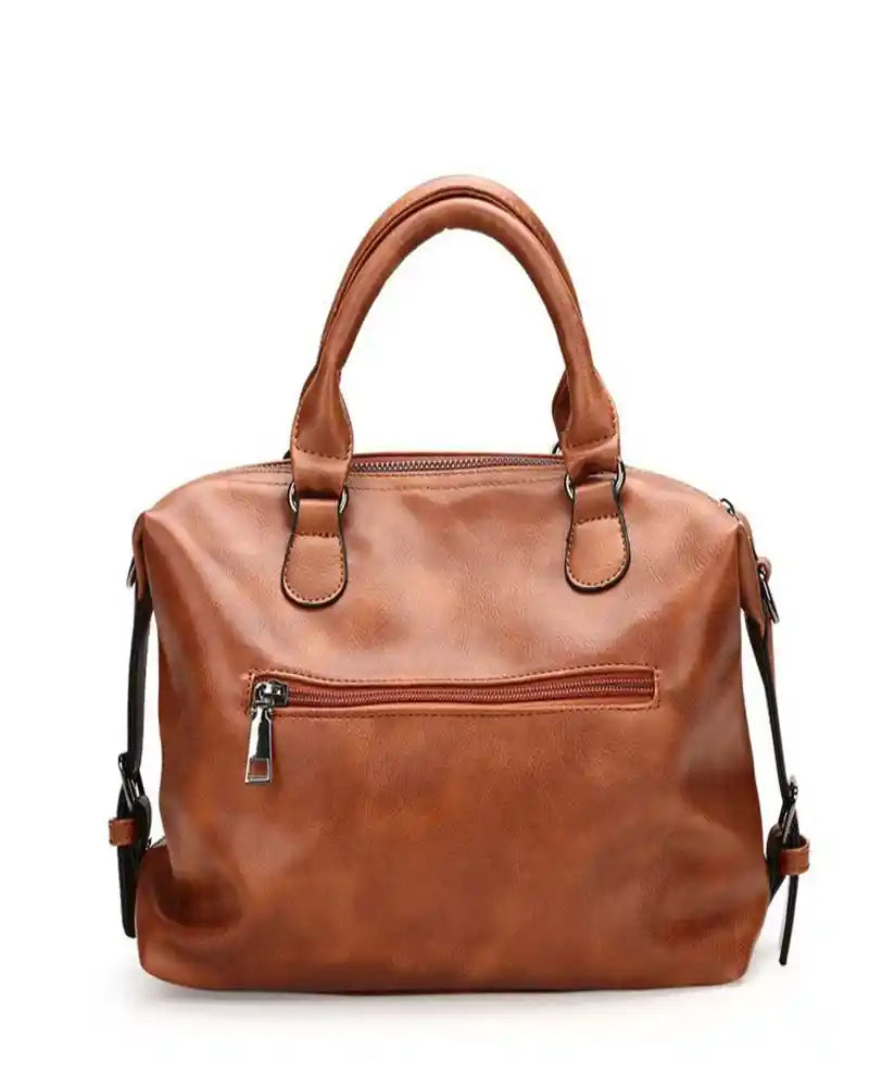 'THE WAVERLY' VEGAN LEATHER SATCHEL