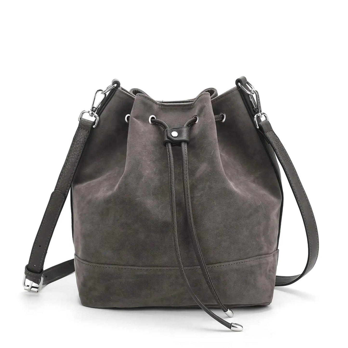 'THE WILLOW' DRAWSTRING BUCKET BAG