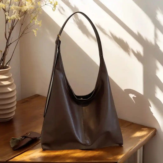 'THE CLEO' VEGAN LEATHER SHOULDER BAG