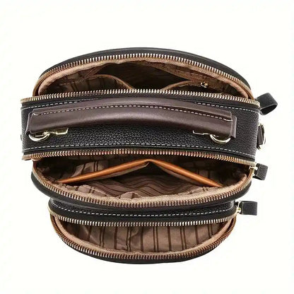 'THE HARLOW' PEBBLED VEGAN LEATHER CROSSBODY