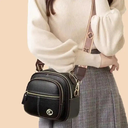 'THE HARLOW' PEBBLED VEGAN LEATHER CROSSBODY