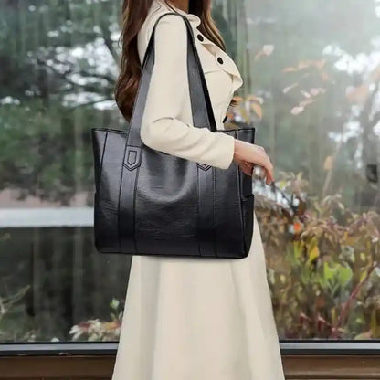 'THE ROWAN' VEGAN LEATHER TOTE BAG