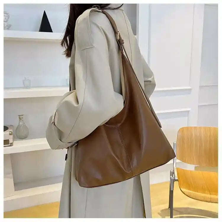 'THE CLEO' VEGAN LEATHER SHOULDER BAG