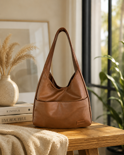 'THE AVERY' VEGAN LEATHER SHOULDER BAG