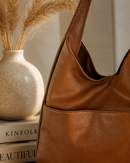 'THE AVERY' VEGAN LEATHER SHOULDER BAG