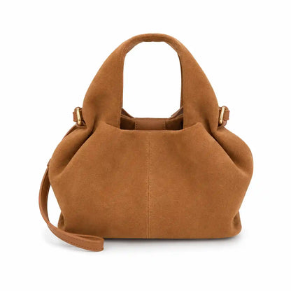 'THE AMELIE' VEGAN SUEDE CLOUD BAG