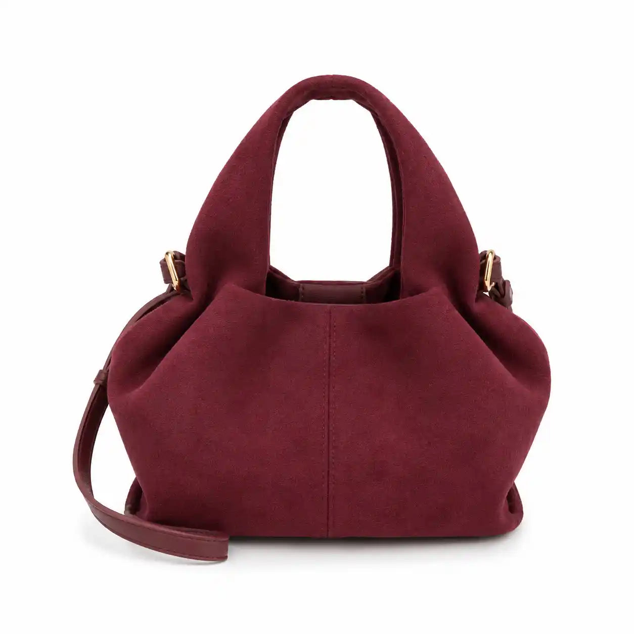 'THE AMELIE' VEGAN SUEDE CLOUD BAG