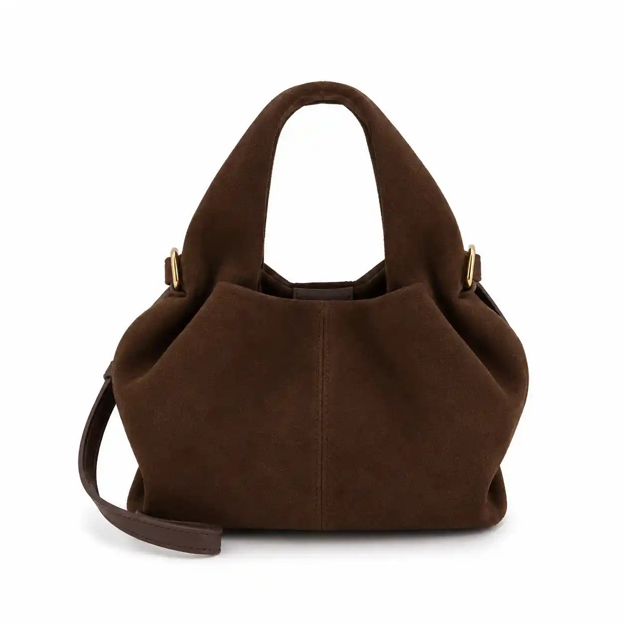 'THE AMELIE' VEGAN SUEDE CLOUD BAG