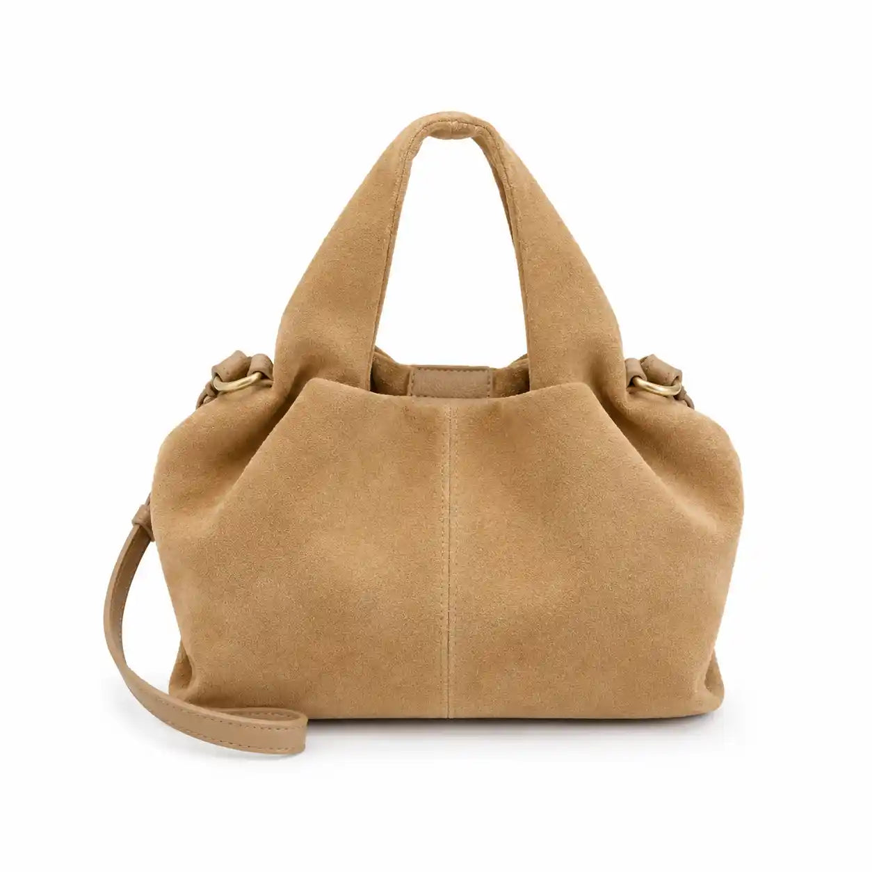 'THE AMELIE' VEGAN SUEDE CLOUD BAG