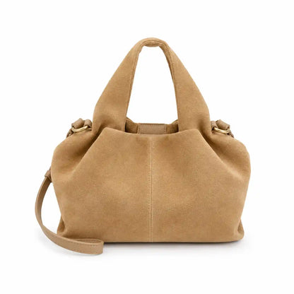 'THE AMELIE' VEGAN SUEDE CLOUD BAG