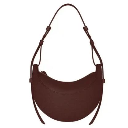 'THE LUNA' LEATHER CRESCENT BAG