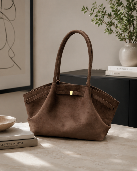 'THE BLAIR' VEGAN SUEDE TOTE BAG