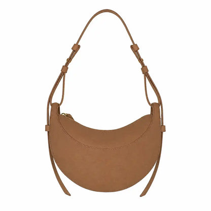 'THE LUNA' LEATHER CRESCENT BAG