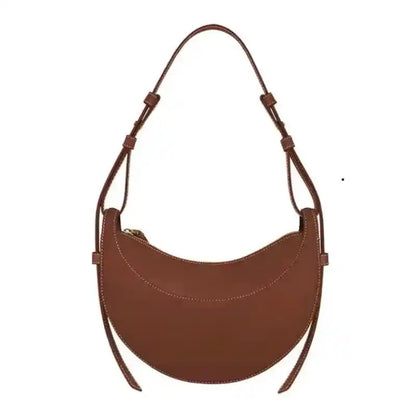 'THE LUNA' LEATHER CRESCENT BAG