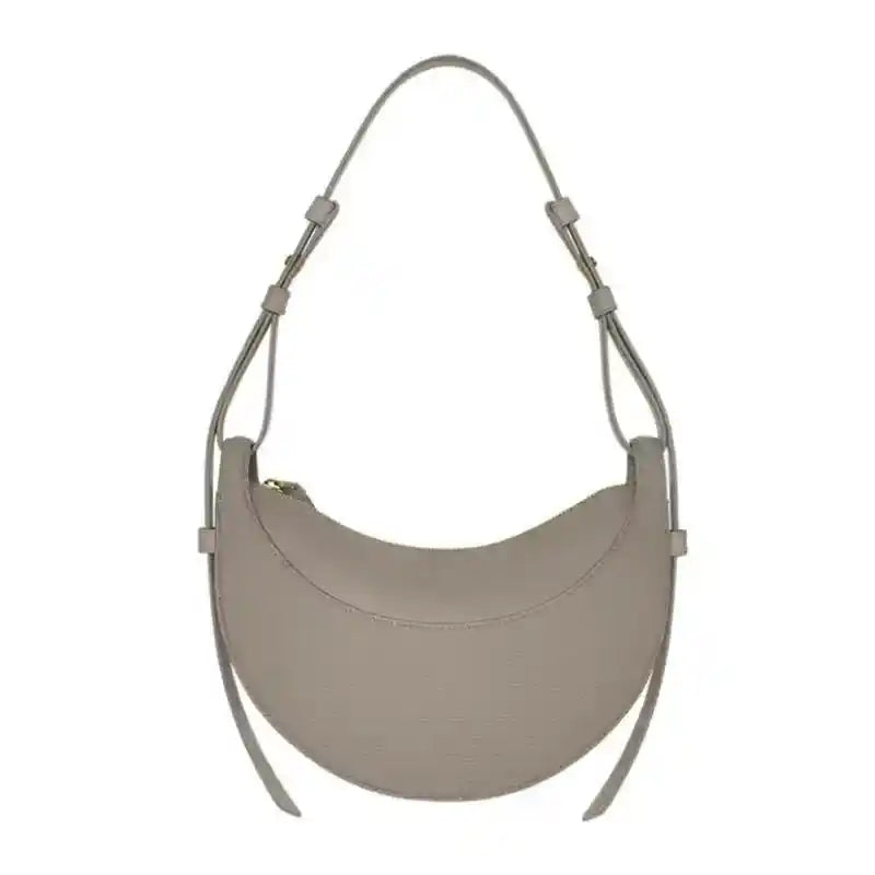 'THE LUNA' LEATHER CRESCENT BAG