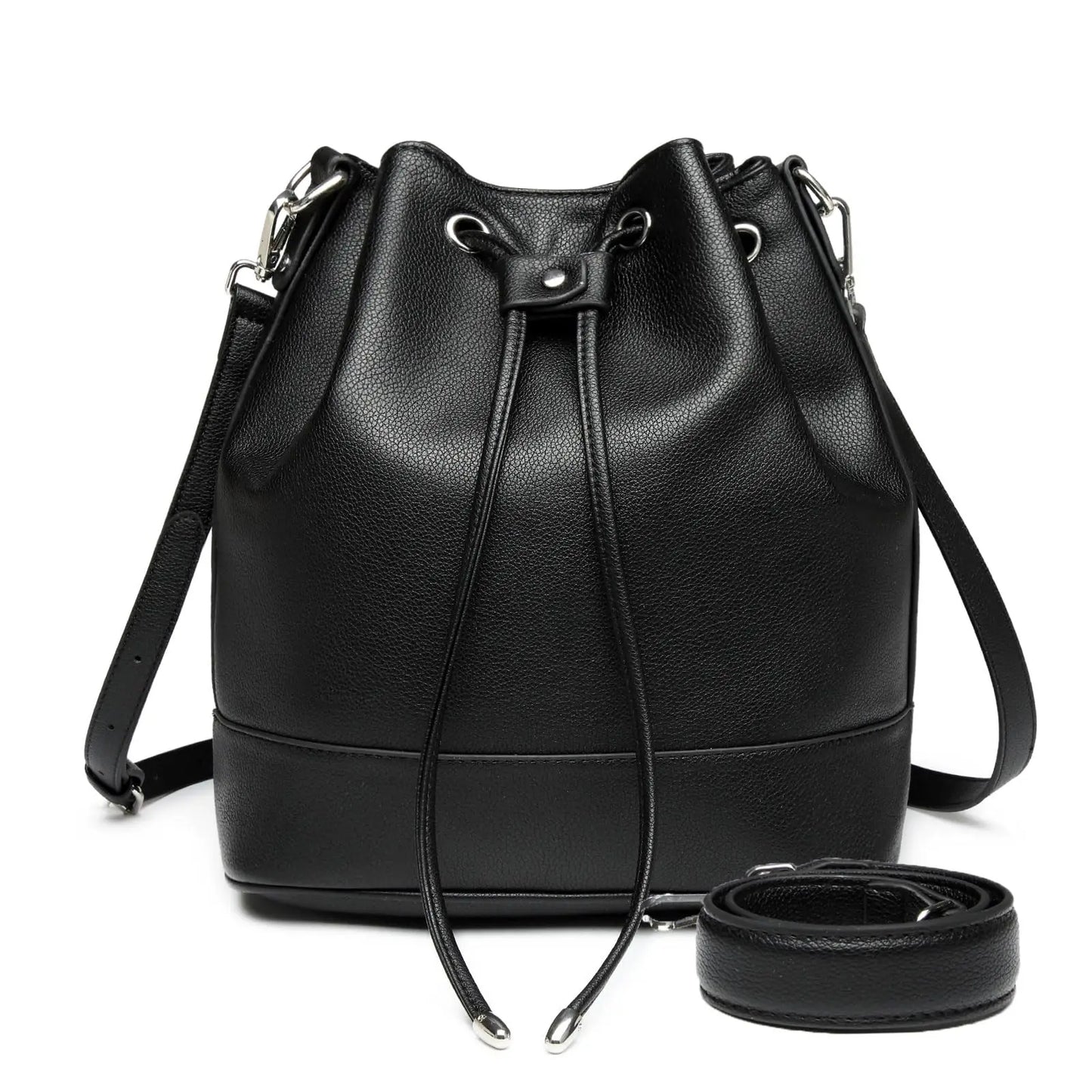 'THE WILLOW' DRAWSTRING BUCKET BAG
