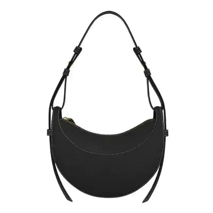 'THE LUNA' LEATHER CRESCENT BAG