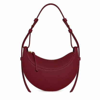 'THE LUNA' LEATHER CRESCENT BAG