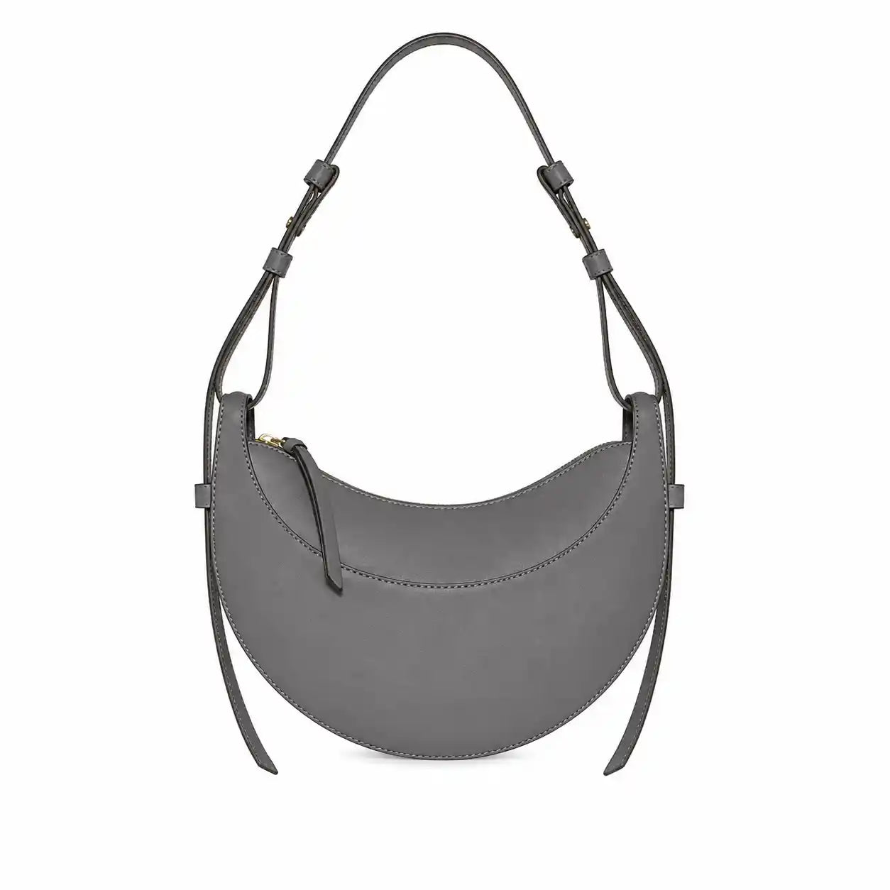 'THE LUNA' LEATHER CRESCENT BAG